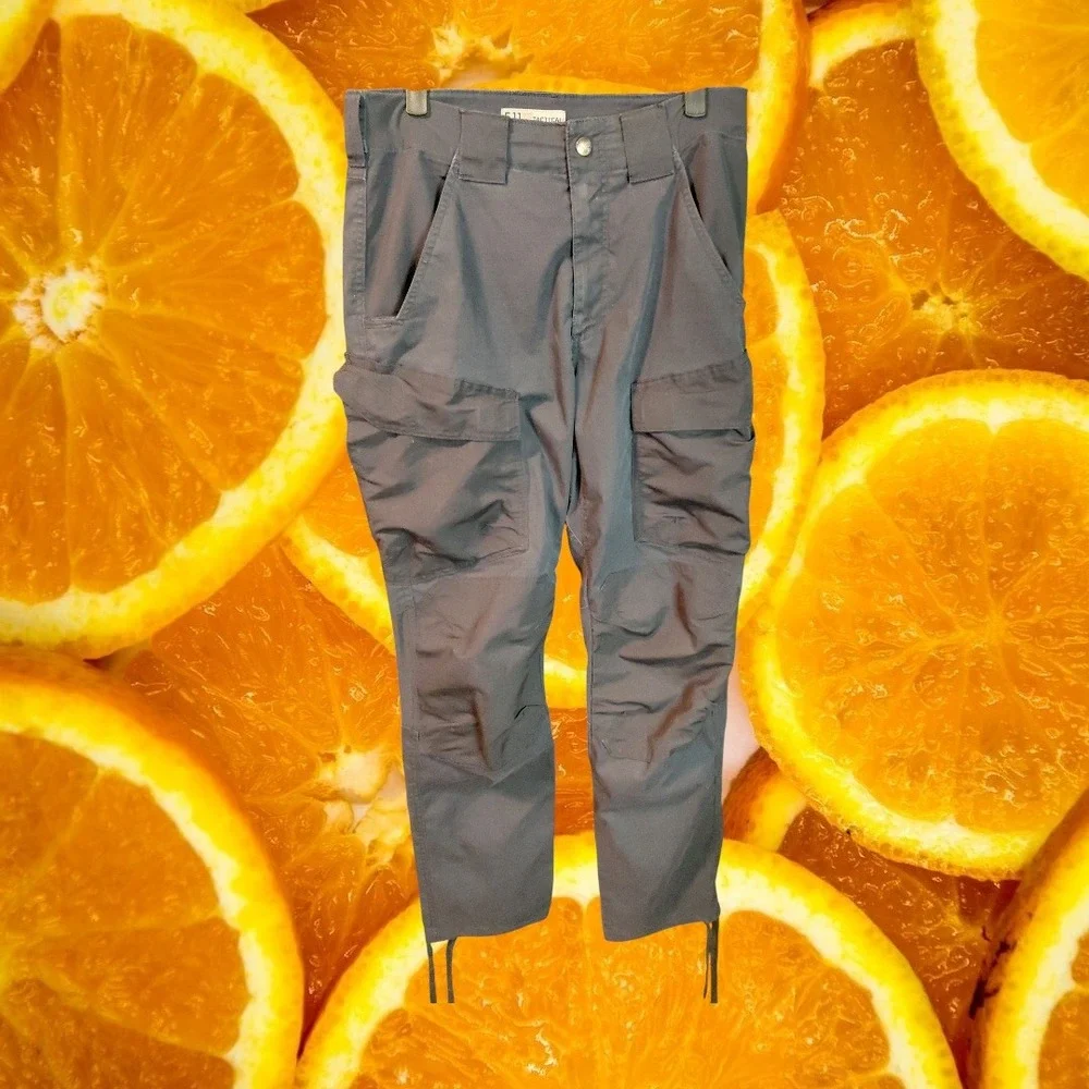 5.11 Tactical Men's Cargo Pants Size 30x32 Grey Utility Work Outdoor‎